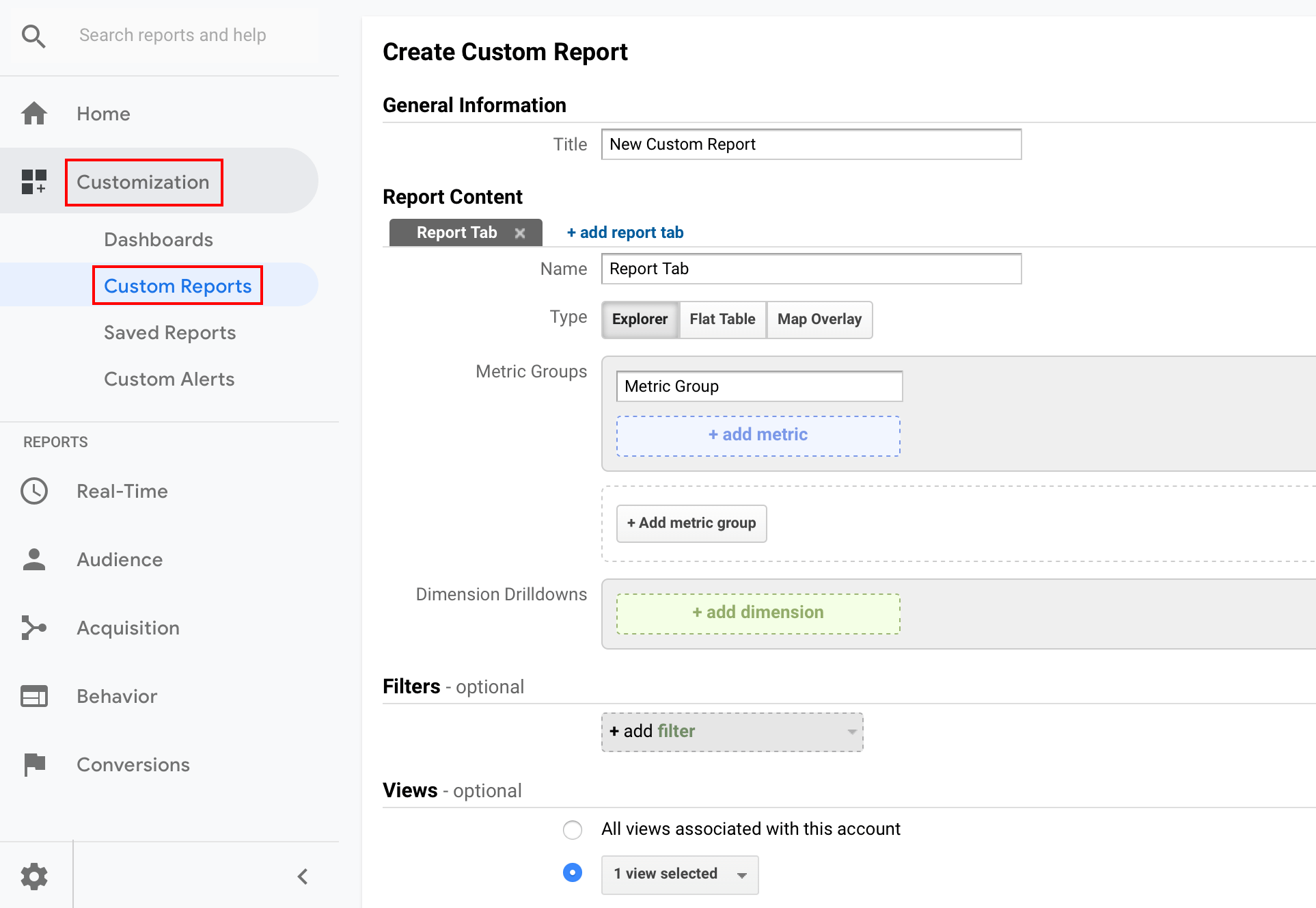 How to set up custom reports in Google Analytics
